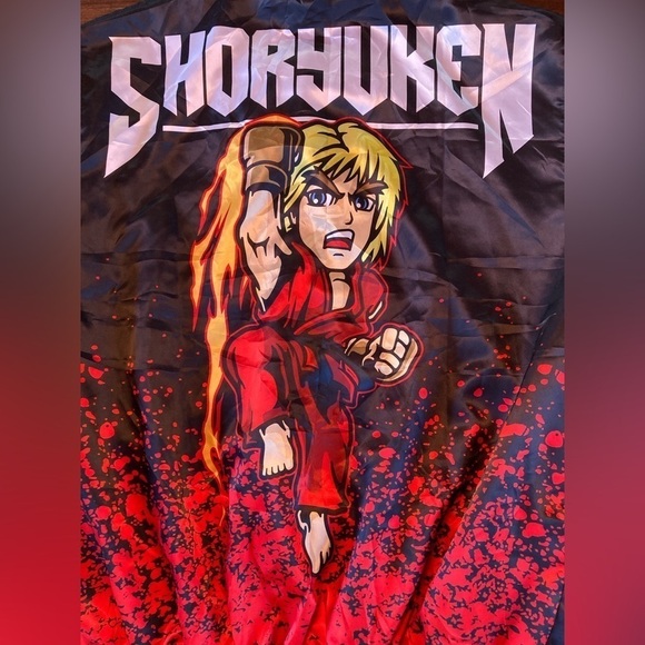 Men’s 4XL Street Fighter Nerds Satin Collector’s Jacket – Like new condition! - Picture 4 of 6